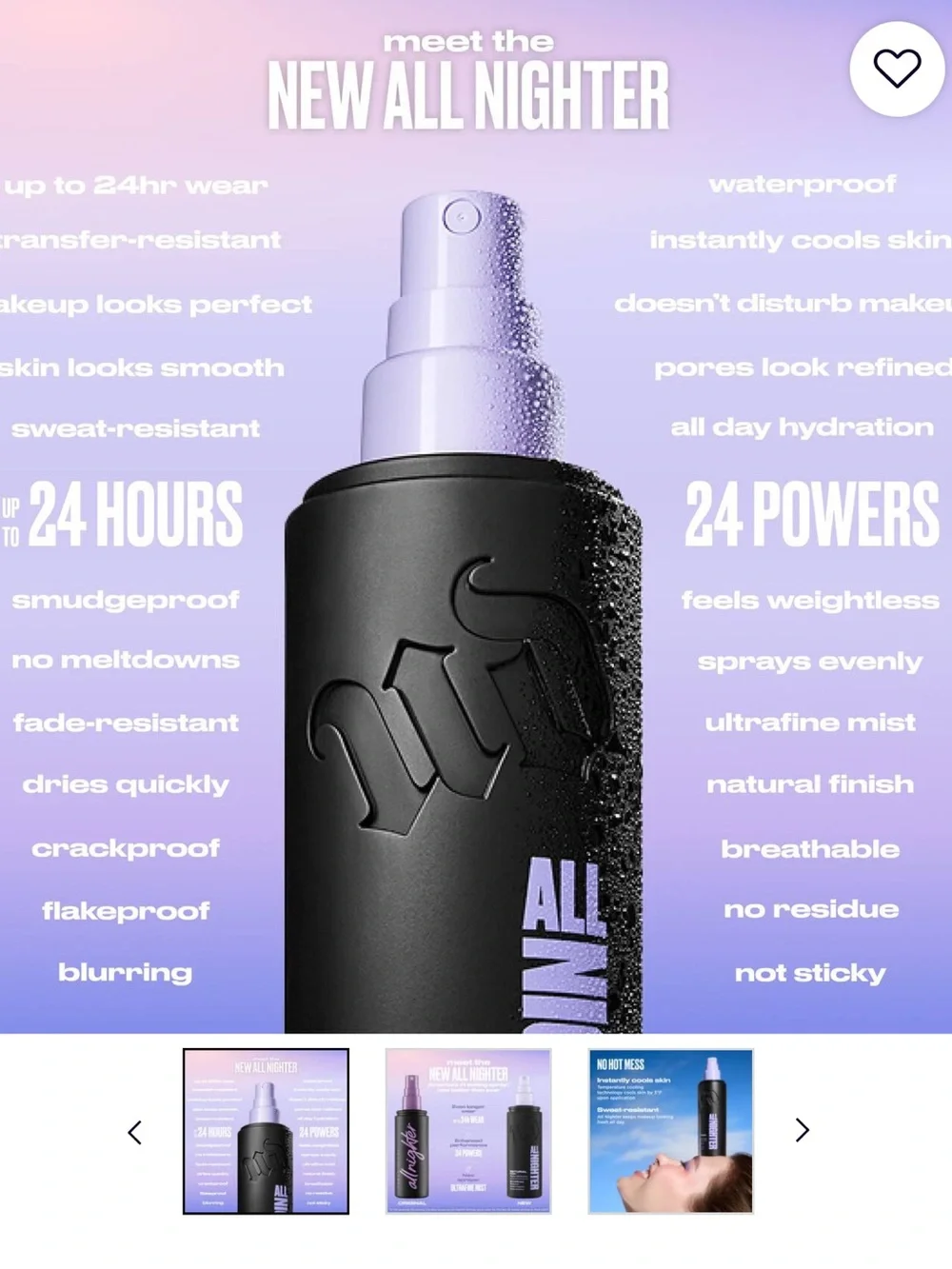 Urban Decay All Nighter Setting Spray